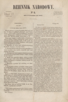 Dziennik Narodowy. R.1, [T.1], kwartał I, nr 4 (24 kwietnia 1841)