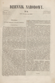 Dziennik Narodowy. R.1, [T.1], kwartał I, nr 8 (22 maja 1841)