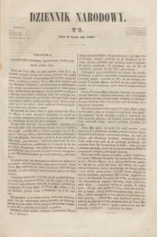 Dziennik Narodowy. R.1, [T.1], kwartał I, nr 9 (29 maja 1841)