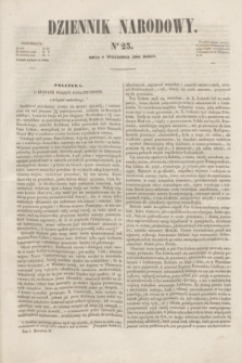 Dziennik Narodowy. R.1, [T.1], kwartał II, nr 23 (4 września 1841)