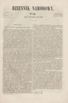 Dziennik Narodowy. R.1, [T.1], kwartał III, nr 32 (6 listopada 1841)