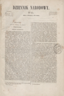 Dziennik Narodowy. R.2, [T.2], kwartał I, nr 53 (1 kwietnia 1842)