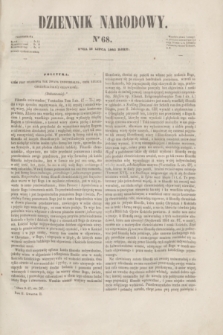 Dziennik Narodowy. R.2, [T.2], kwartał II, nr 68 (16 lipca 1842)