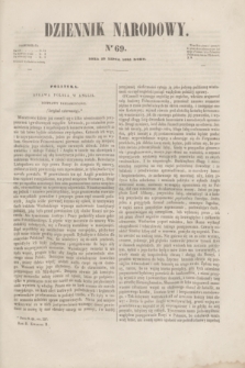 Dziennik Narodowy. R.2, [T.2], kwartał II, nr 69 (23 lipca 1842)