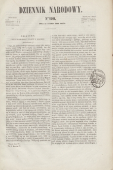 Dziennik Narodowy. R.2, [T.2], kwartał IV, nr 100 (25 lutego 1843)