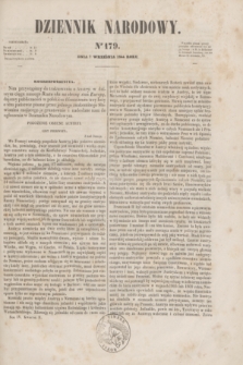 Dziennik Narodowy. R.4, [T.4], kwartał II, nr 179 (7 września 1844)