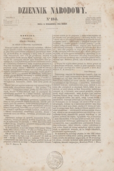 Dziennik Narodowy. R.4, [T.4], kwartał II, nr 180 (14 września 1844)