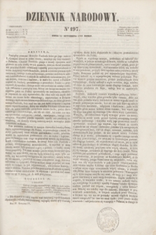Dziennik Narodowy. R.4, [T.4], kwartał IV, nr 197 (11 stycznia 1845)