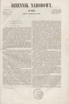 Dziennik Narodowy. R.4, [T.4], kwartał IV, nr 198 (18 stycznia 1845)