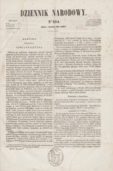 Dziennik Narodowy. R.4, [T.4], kwartał IV, nr 204 (1 marca 1845)