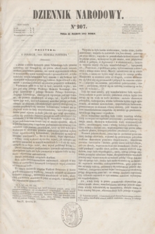 Dziennik Narodowy. R.4, [T.4], kwartał IV, nr 207 (22 marca 1845)