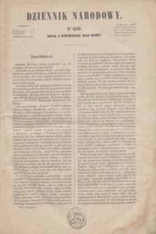 Dziennik Narodowy. R.5, [T.5], kwartał I, nr 209 (5 kwietnia 1845)