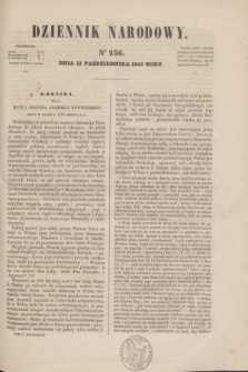 Dziennik Narodowy. R.5, [T.5], kwartał III, nr 236 (11 października 1845)