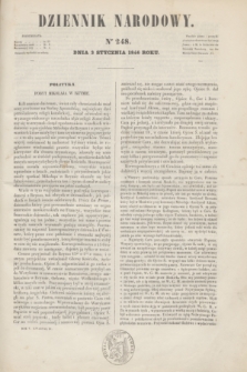 Dziennik Narodowy. R.5, [T.5], kwartał IV, nr 248 (3 stycznia 1846)