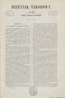 Dziennik Narodowy. R.5, [T.5], kwartał IV, nr 257 (7 marca 1846)