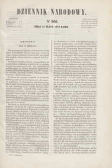 Dziennik Narodowy. R.6, [T.6], kwartał I, nr 266 (16 maja 1846)