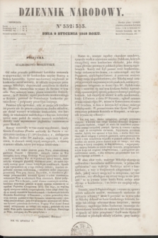 Dziennik Narodowy. R.7, [T.7], kwartał IV, nr 352/353 (8 stycznia 1848)