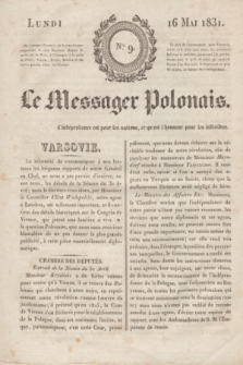 Le Messager Polonais. 1831, Nro. 9 (16 mai)