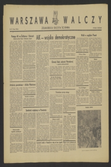 Warszawa Walczy : żołnierska gazeta ścienna. 1944, nr 50 (29 sierpnia)