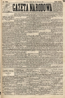 Gazeta Narodowa. 1883, nr 268