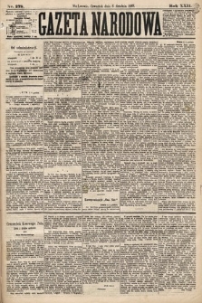 Gazeta Narodowa. 1883, nr 278