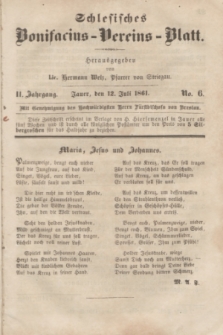 Schlesisches Bonifatius-Vereins-Blatt. Jg.2, No. 6 (12 Juli 1861)