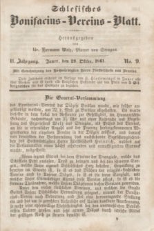 Schlesisches Bonifatius-Vereins-Blatt. Jg.2, No. 9 (29 October 1861)