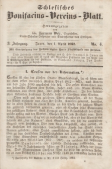 Schlesisches Bonifatius-Vereins-Blatt. Jg.3, No. 4 (1 April 1862)