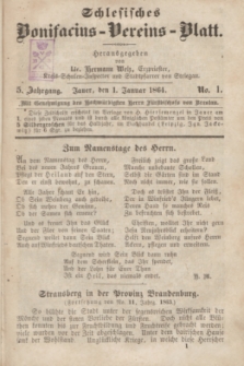 Schlesisches Bonifatius-Vereins-Blatt. Jg.5, No. 1 (1 Januar 1864)