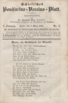 Schlesisches Bonifatius-Vereins-Blatt. Jg.5, No. 3 (1 März 1864)