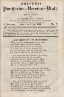 Schlesisches Bonifatius-Vereins-Blatt. Jg.5, No. 7 (1 Juli 1864)