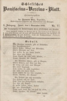 Schlesisches Bonifatius-Vereins-Blatt. Jg.5, No. 11 (1 November 1864)