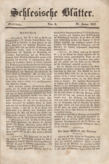 Schlesische Blätter. 1857, Nro. 6 (20 Januar)