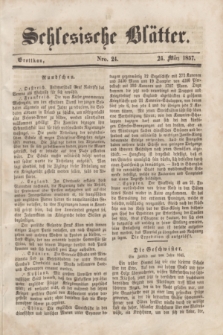 Schlesische Blätter. 1857, Nro. 24 (24 März)