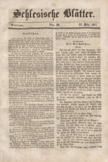 Schlesische Blätter. 1857, Nro. 26 (31 März) + dod.