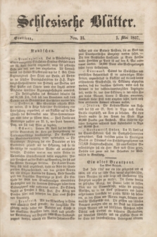 Schlesische Blätter. 1857, Nro. 35 (2 Mai)