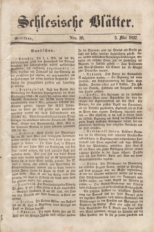 Schlesische Blätter. 1857, Nro. 36 (5 Mai)