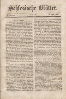 Schlesische Blätter. 1857, Nro. 39 (16 Mai)