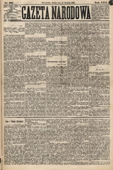 Gazeta Narodowa. 1883, nr 285