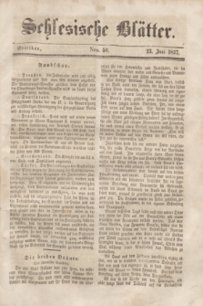Schlesische Blätter. 1857, Nro. 50 (23 Juni)