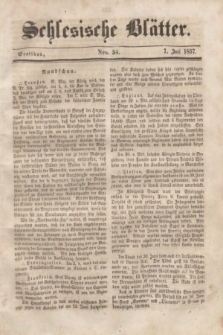 Schlesische Blätter. 1857, Nro. 54 (7 Juli)
