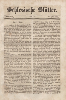 Schlesische Blätter. 1857, Nro. 55 (11 Juli)