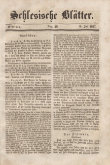 Schlesische Blätter. 1857, Nro. 56 (14 Juli) + dod.