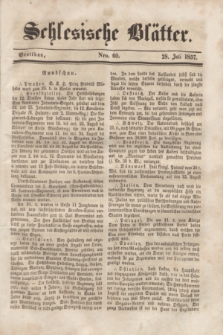 Schlesische Blätter. 1857, Nro. 60 (28 Juli)