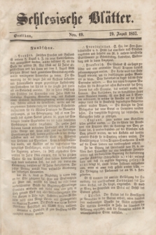 Schlesische Blätter. 1857, Nro. 69 (29 August)