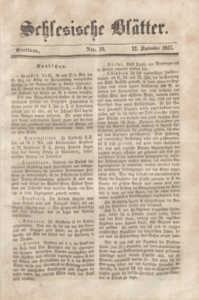 Schlesische Blätter. 1857, Nro. 76 (22 September)