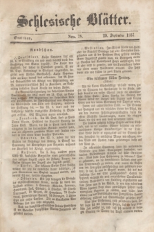 Schlesische Blätter. 1857, Nro. 78 (29 September)
