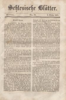 Schlesische Blätter. 1857, Nro. 79 (3 October)