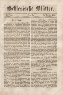 Schlesische Blätter. 1857, Nro. 90 (10 November)