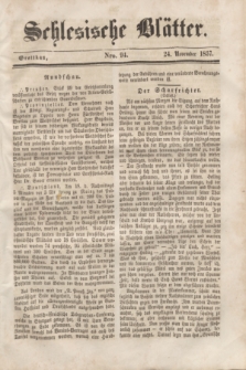 Schlesische Blätter. 1857, Nro. 94 (24 November)